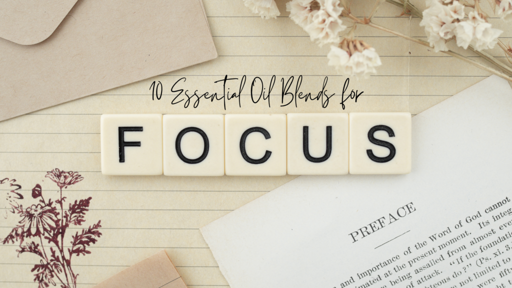 Focus essential oil blends